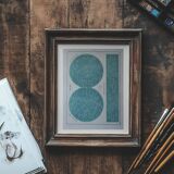 Original lithograph on the sky