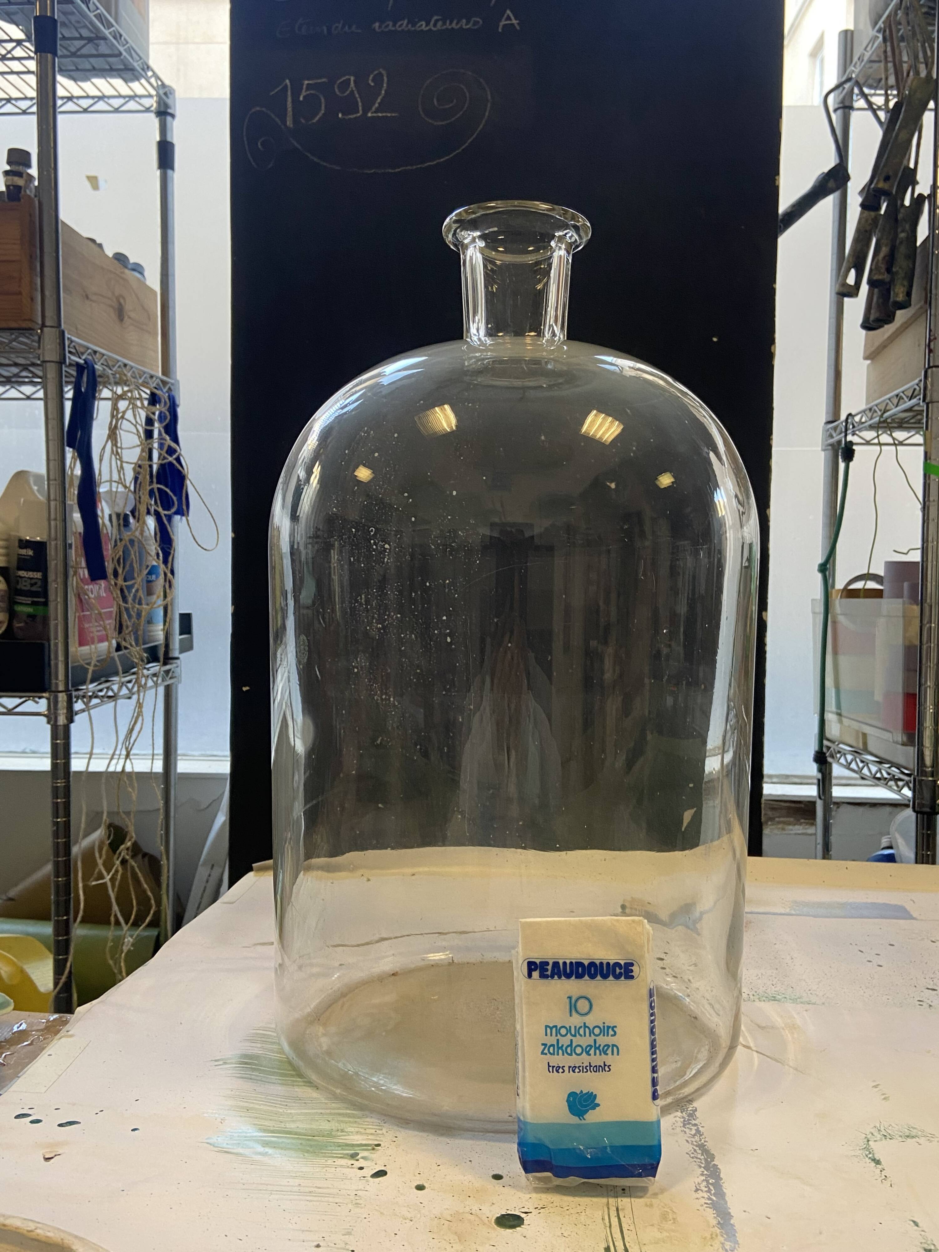 large pharmacy bottle