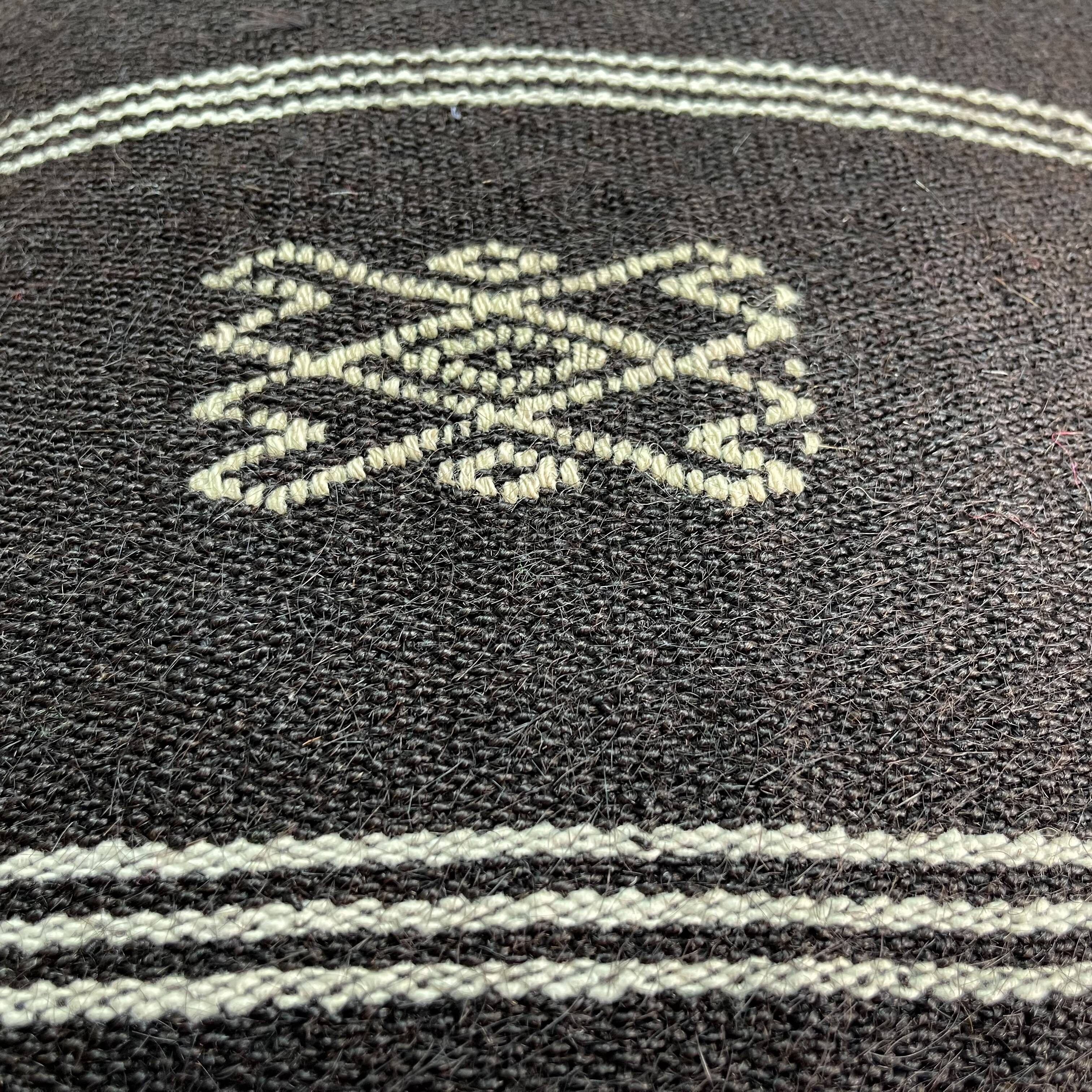 Vintage turkish kilim cushion cover , 55 x 55 cm