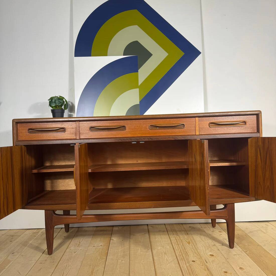 G-Plan teak sideboard – British mid-century design credenza