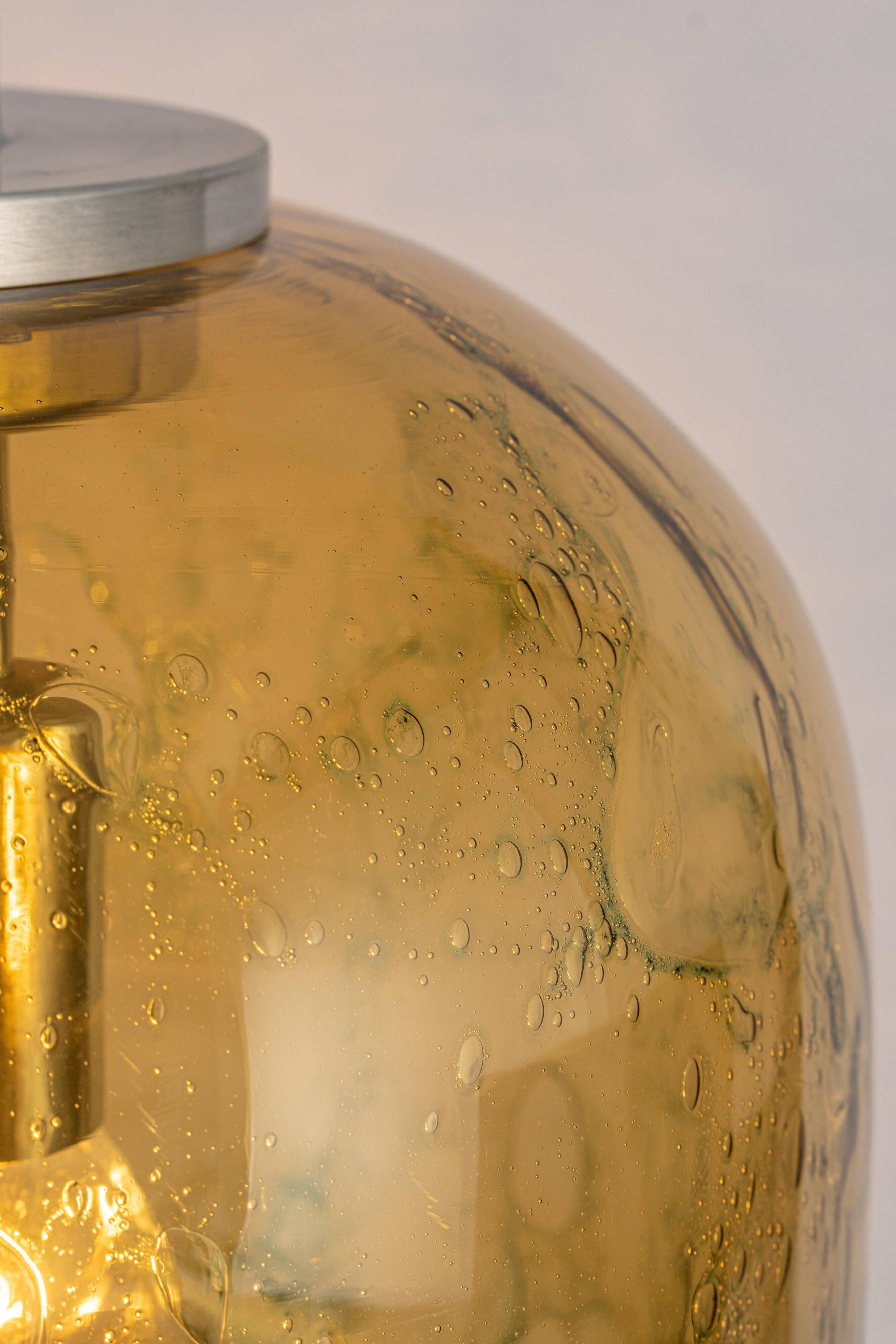 Large Murano pendant lamp by Doria, Germany, 1970s.