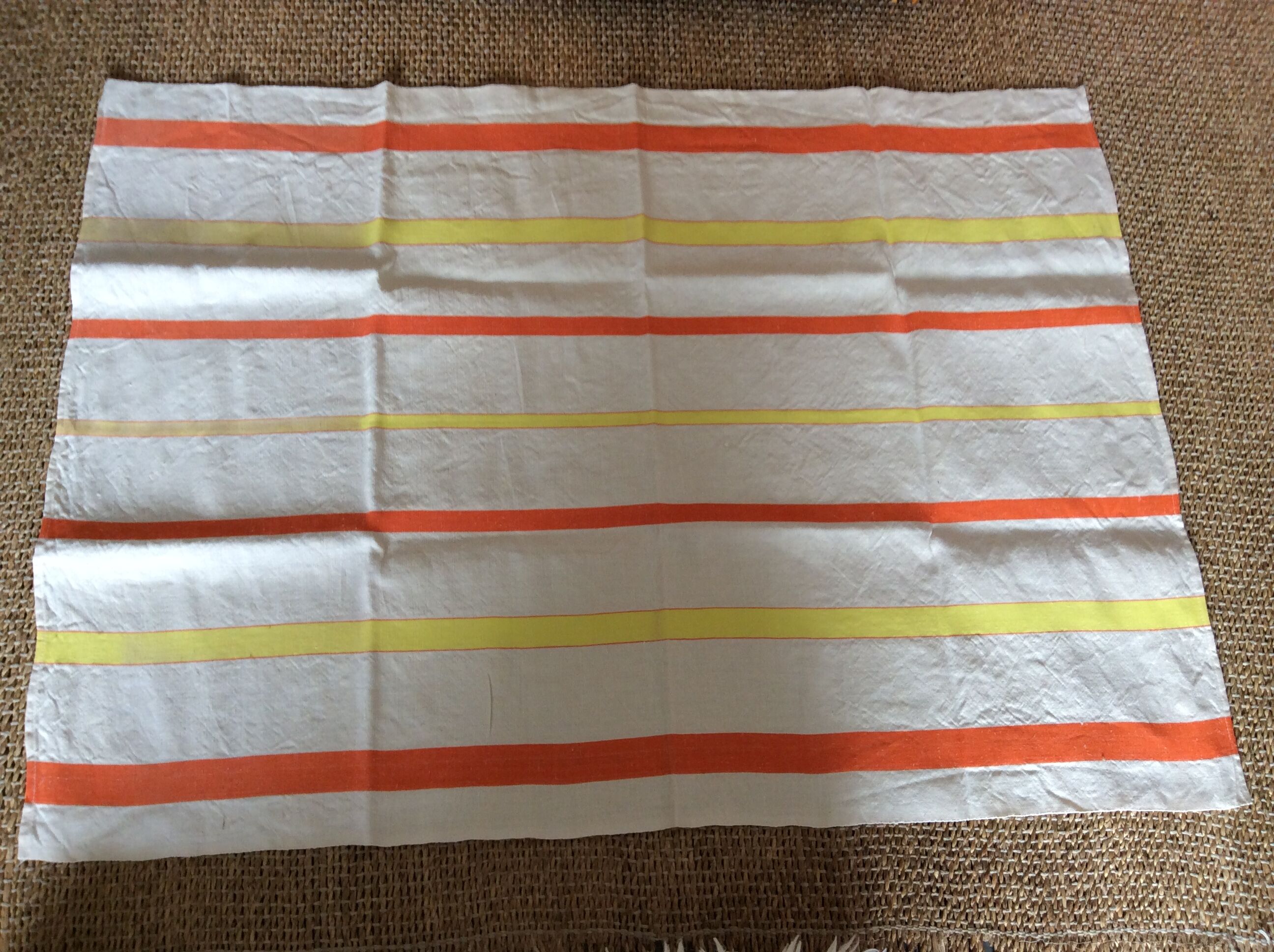 2 vintage tea towels