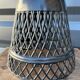 Black plastic pot cover 50s-60s