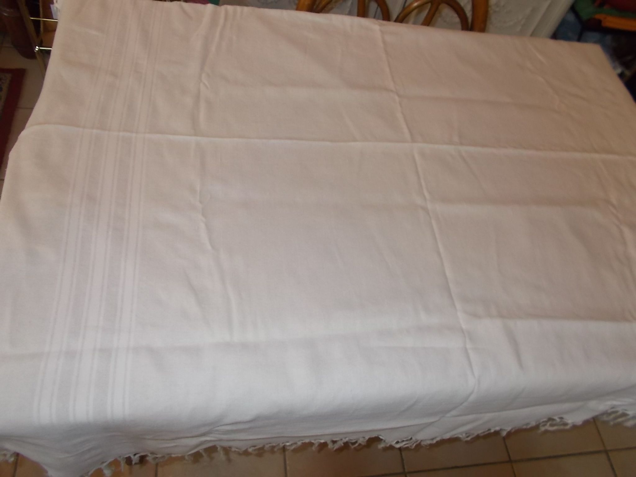 Linen cotton tablecloth