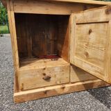 Old trade furniture with 3 drawers and 3 doors