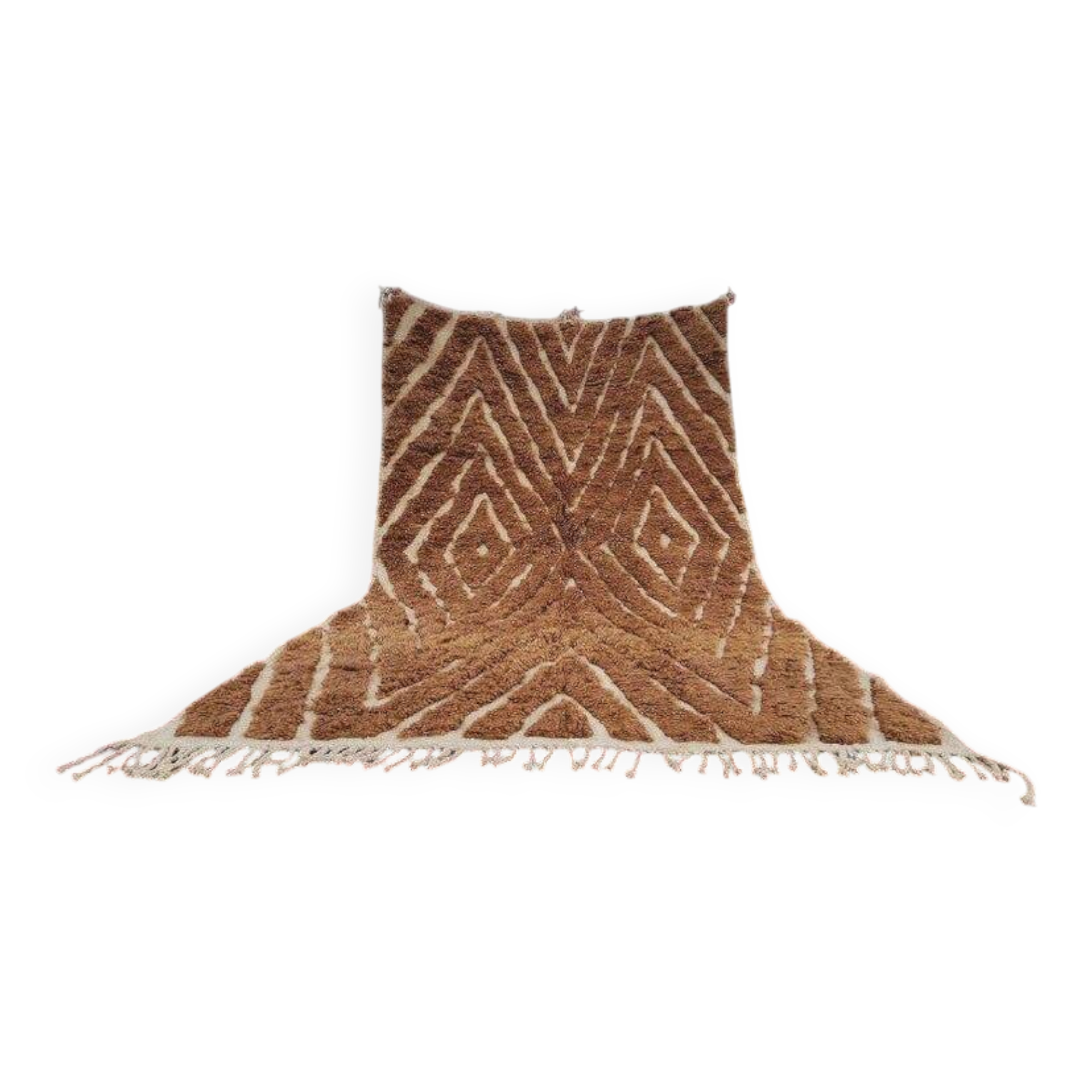 Traditional handmade beni ourain rug size 150 x 250 cm