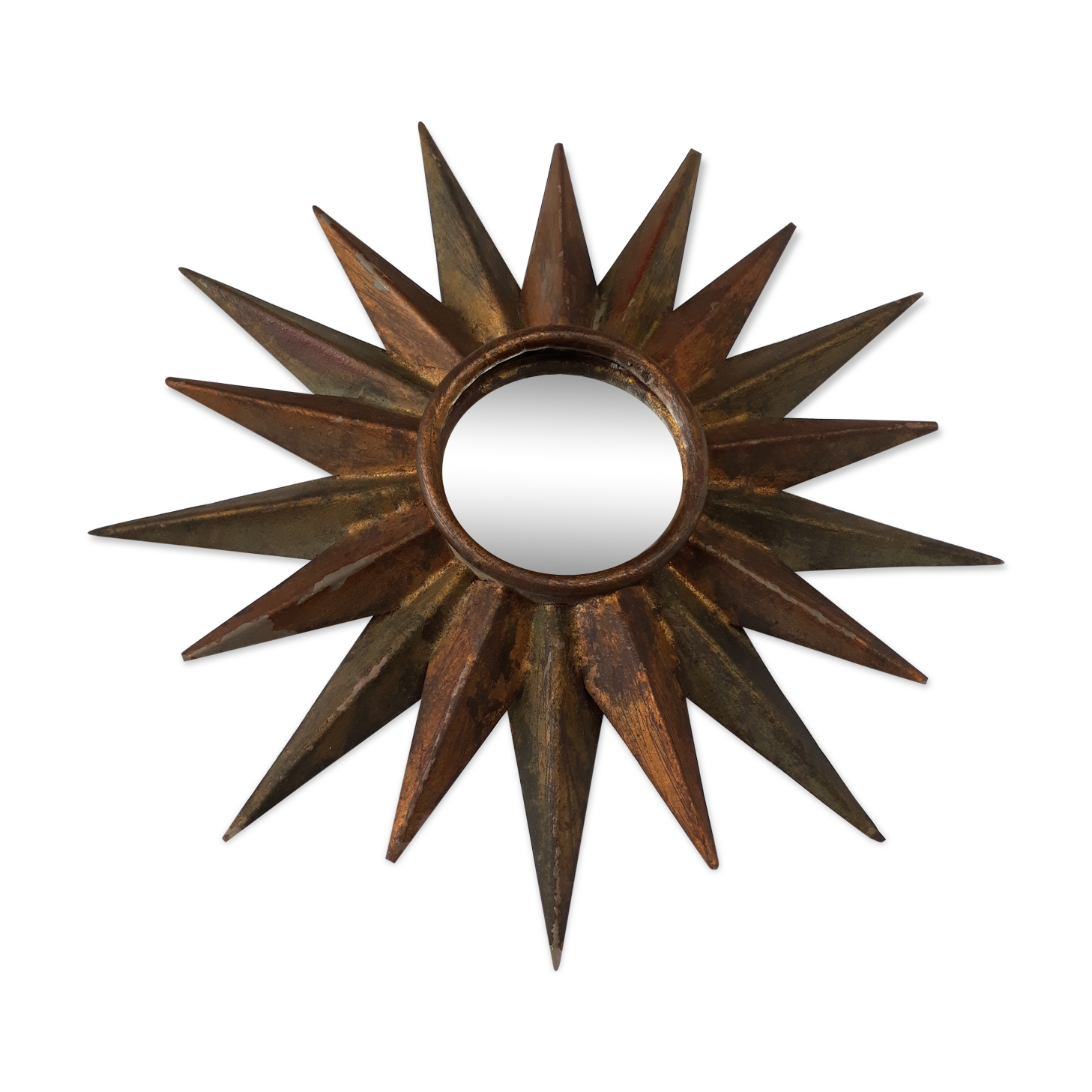 Sun 1960 vintage mirror 30x30cm