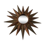 Sun 1960 vintage mirror 30x30cm