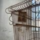 Vintage gold metal cage