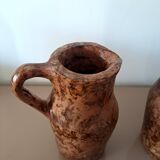 Pair of handcrafted terracotta pitchers – 3 kg each