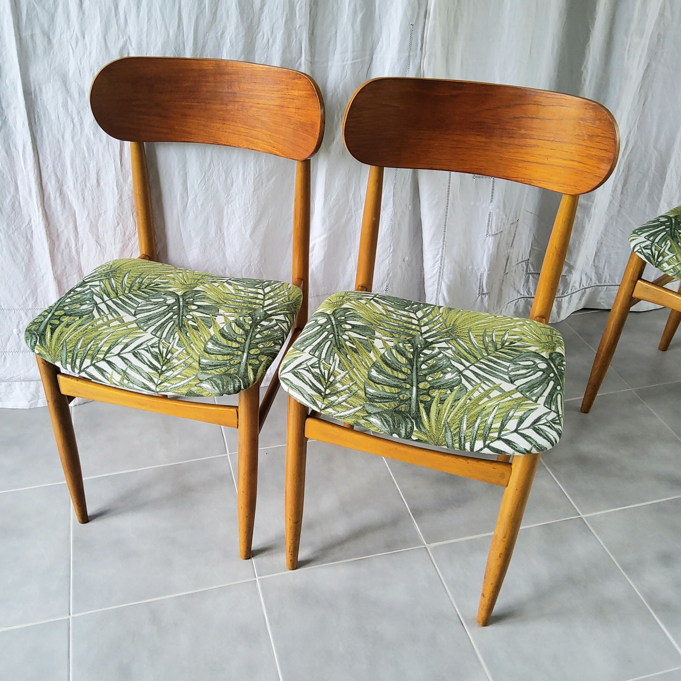 Set of 6 chairs 60s