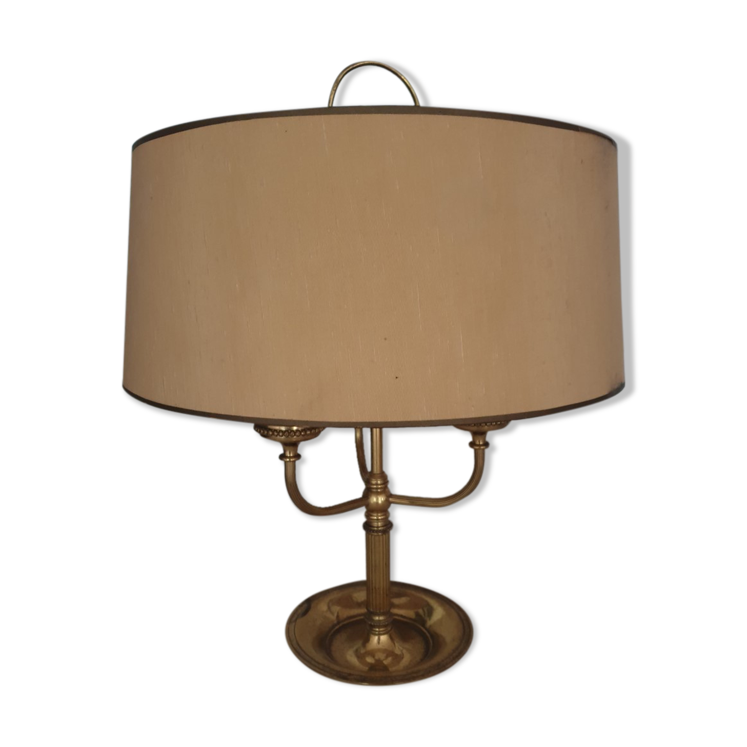 Old hot water bottle lamp