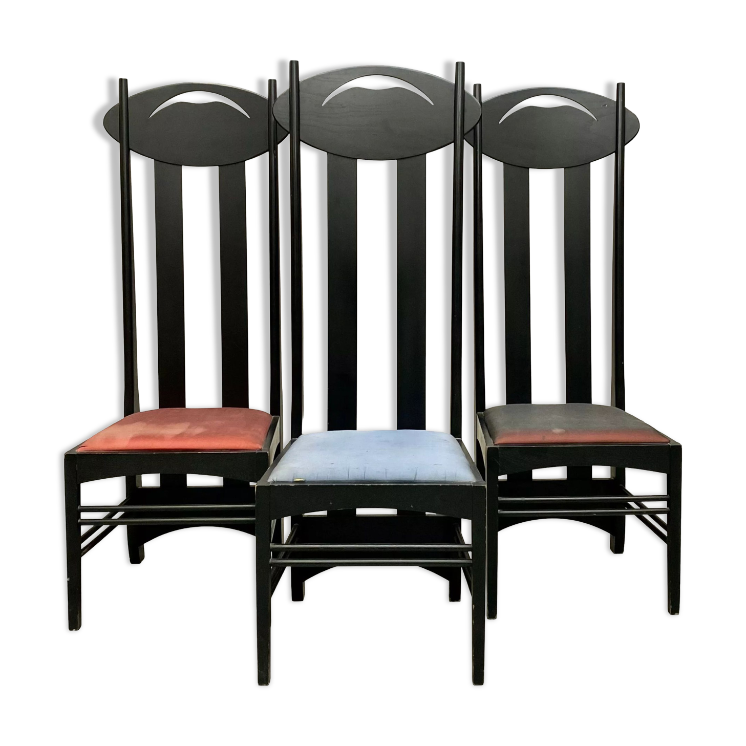3 chairs Argile by Rennie Macintosh