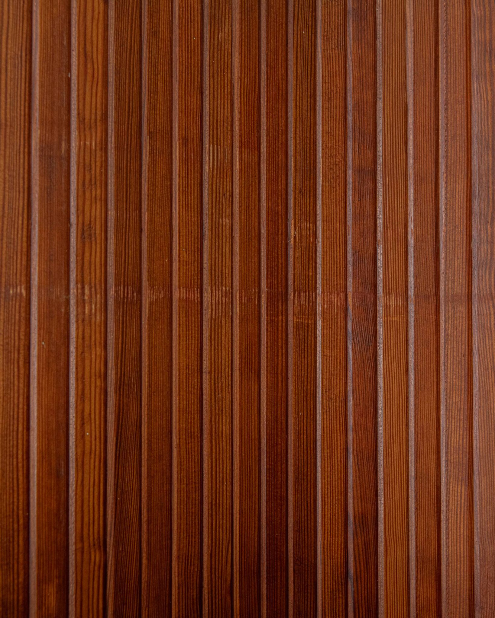 Art Deco Patinated Pine Room Divider by Jomain Baumann for Baumann, France,