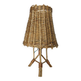 Rattan lamp 1950 1960