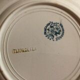 Set of 6 plates of spring iron earth Amandinoise