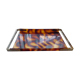 Large tortoiseshell effect serving tray