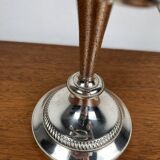 Original silver-plated candlestick with twisted arm, 1980