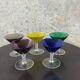 vintage 1970s martini glass set