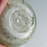 Vintage marbled glass vase designed by Richard Glass around 1980.