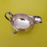 Old silver metal saucer