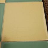 Mini coffee table or tray from the 1950s in two-tone ceramic.