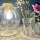 Vintage glass globe player