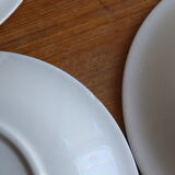 8 Assiettes anciennes en céramiques fleuries