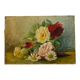 Oil on canvas 1898 still life bouquet deposited