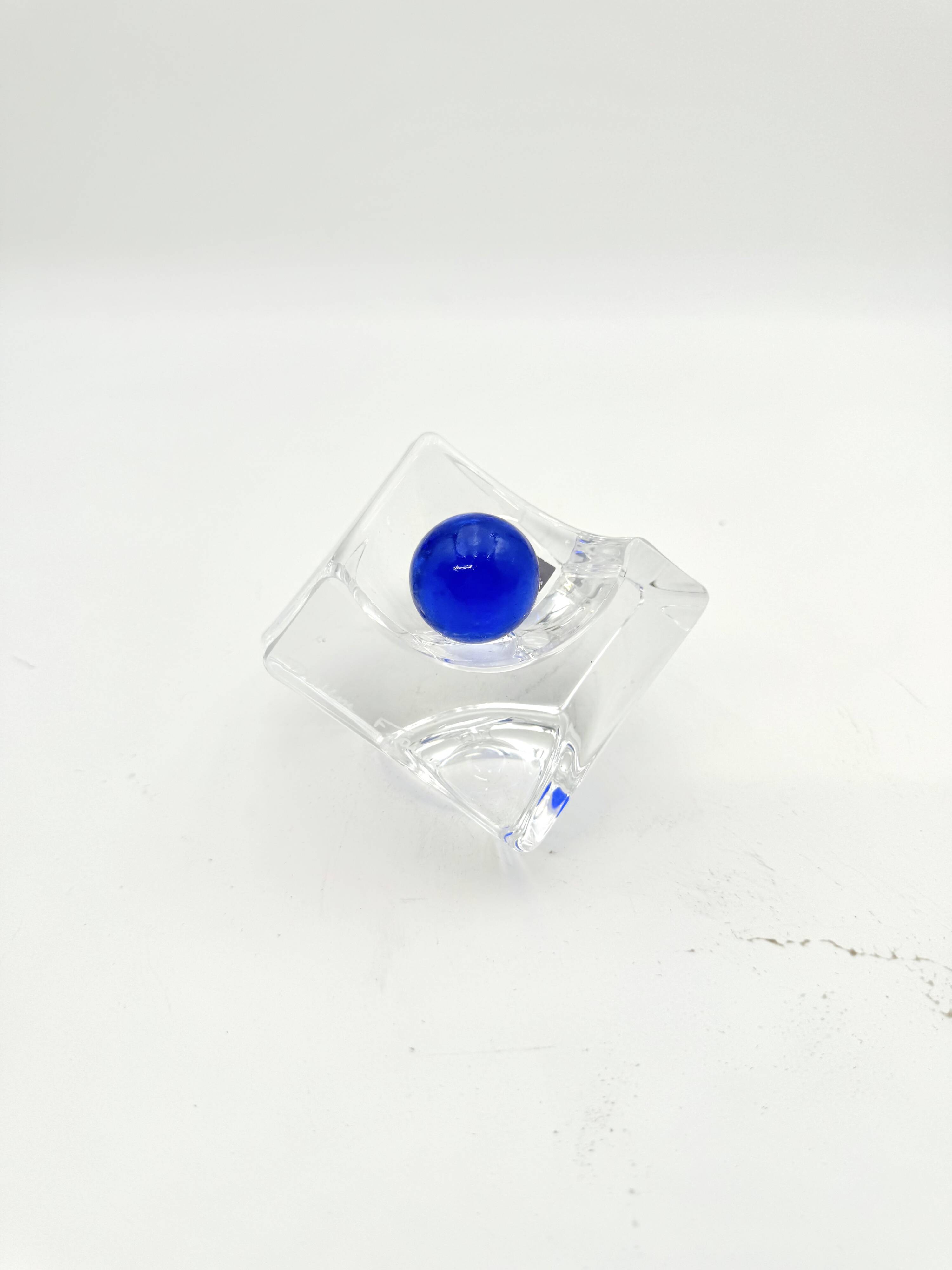 Cendrier En Cristal Daum France – Modèle 21 – État Parfait – Pièce De Collection