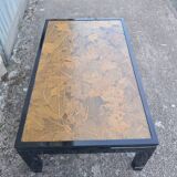 Glossy black coffee table