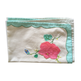 Embroidered rectangular placemat or centerpiece