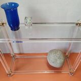 Console year 70 altuglas Romeo Rega Hollywood Regency