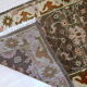 Handmade Indo-Mahal vintage rug 64cm x 97cm 1980s, 1B865
