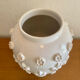 Large vase signed Emile Tessier with a lily flower design.