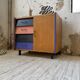 Meuble commode colorée années 60