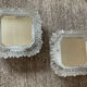 Pair of vintage 70s sconces in molded glass