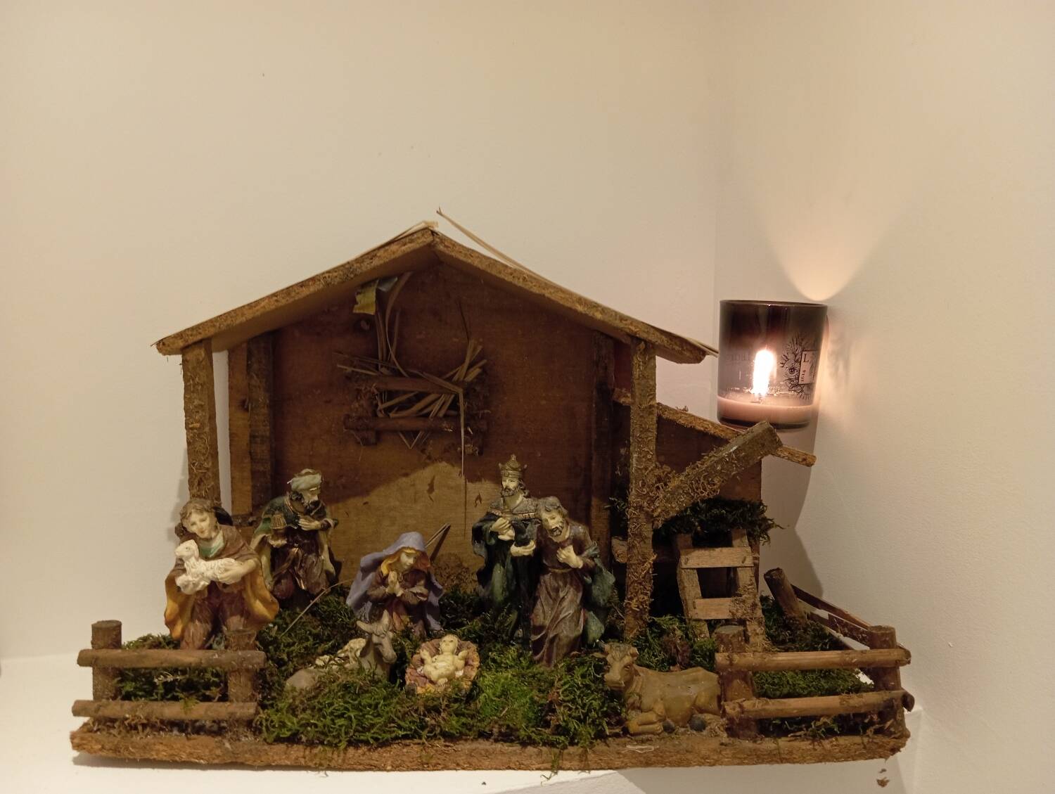 Vintage Christmas Nativity Scene
