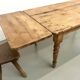 70s pine farmhouse table