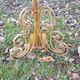 Art de wrought iron lamppost