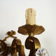 Former pair bronze wall sconces with double lights and tassels. Art Deco period