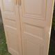2 pairs of large antique Haussmann-style wardrobe doors from the 19th century.