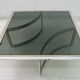 Mid-Century Modern Italian Chrome and Brass Coffee Table, 1970s