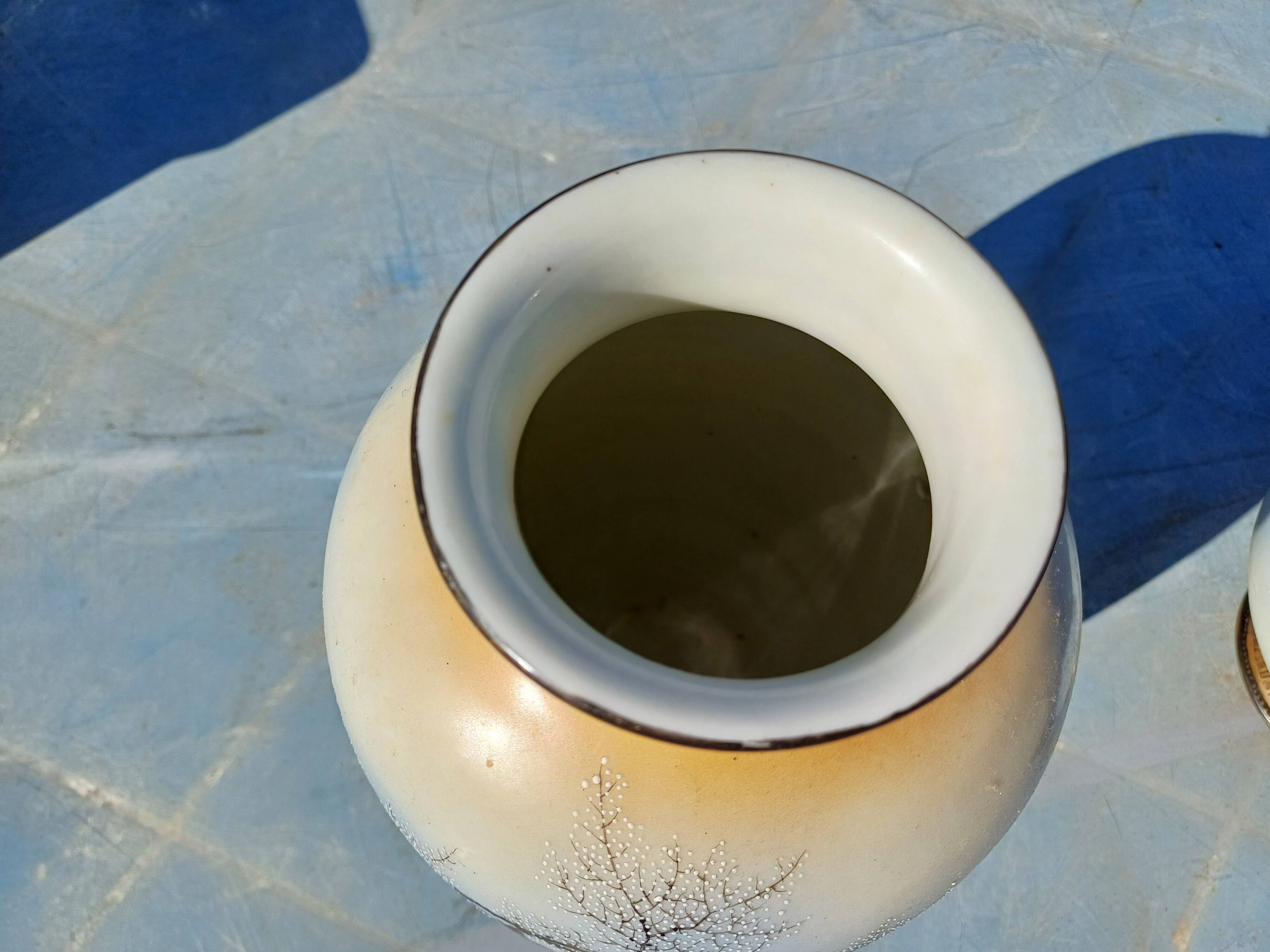 Paire de vases japonisants