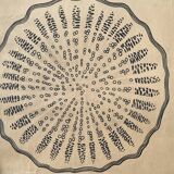 Vintage botanical poster wall board 1970's hand made pharmaceutical university