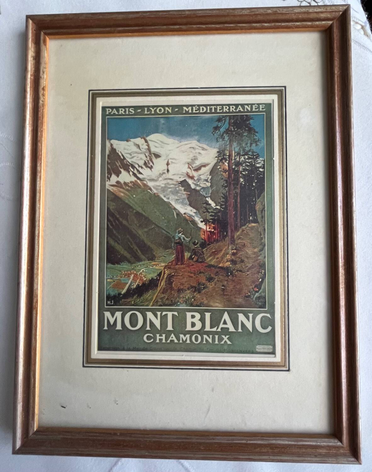 Mont Blanc advertising poster