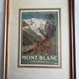 Mont Blanc advertising poster