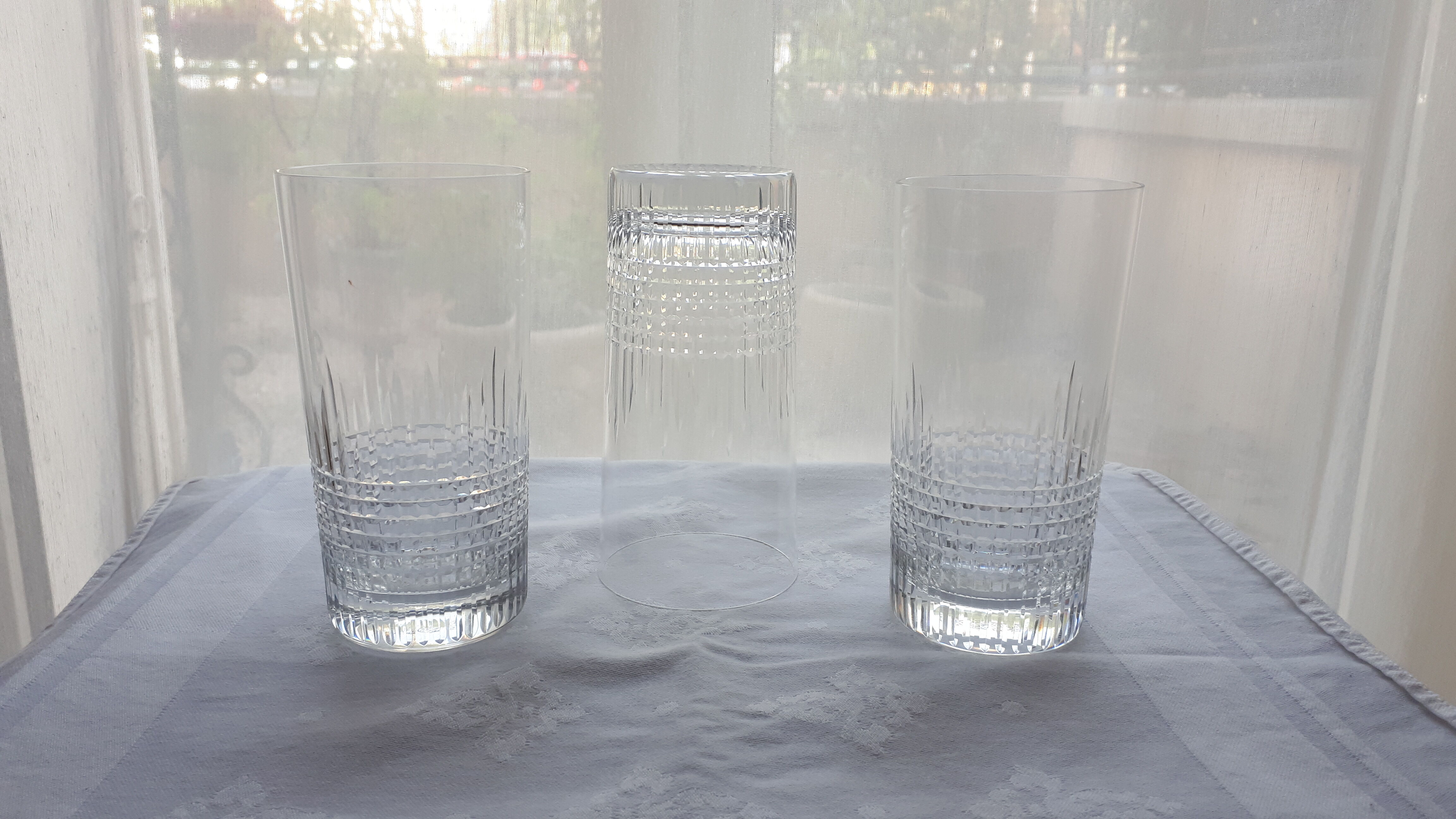 6 glasses Baccarat Nancy