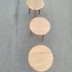 Set of 3 stools scandinavian side tables sancal nudo