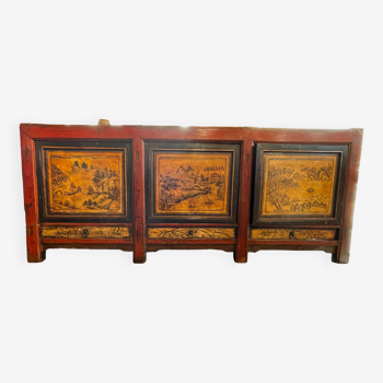 Antique Chinese sideboard 3 doors + 3 drawers